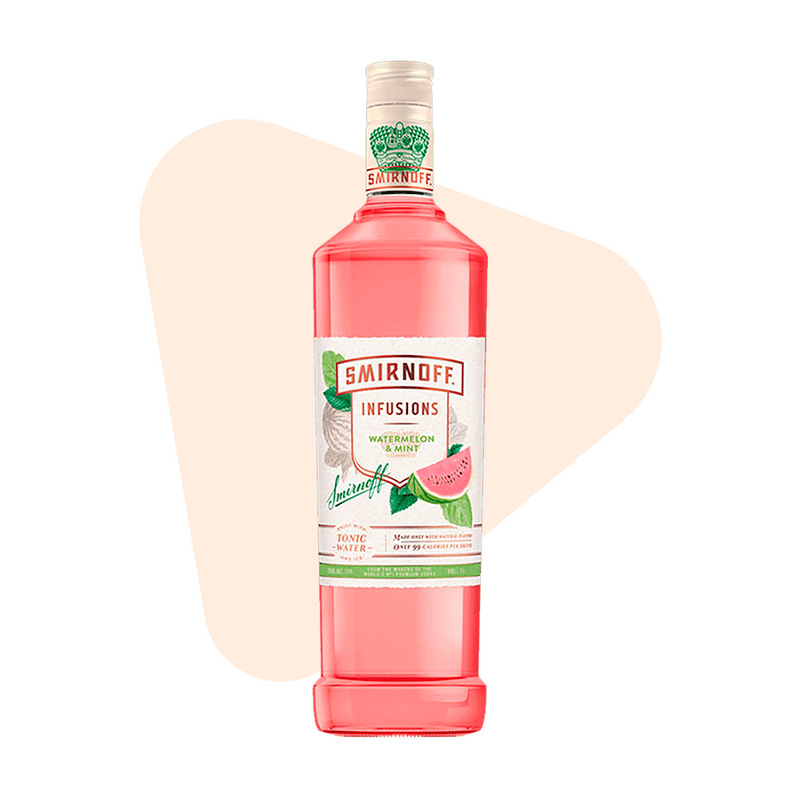 VODKA SMIRNOFF INFUSIONS WATERMELON & MINT - 998ML